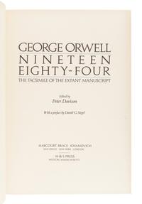 [ORWELL, George (1903-1950) - AMERICAN EDITIONS]. A group of 3 works, comprising:
