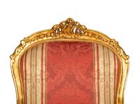 A Pair of Louis XVI Style Giltwood Fauteuils