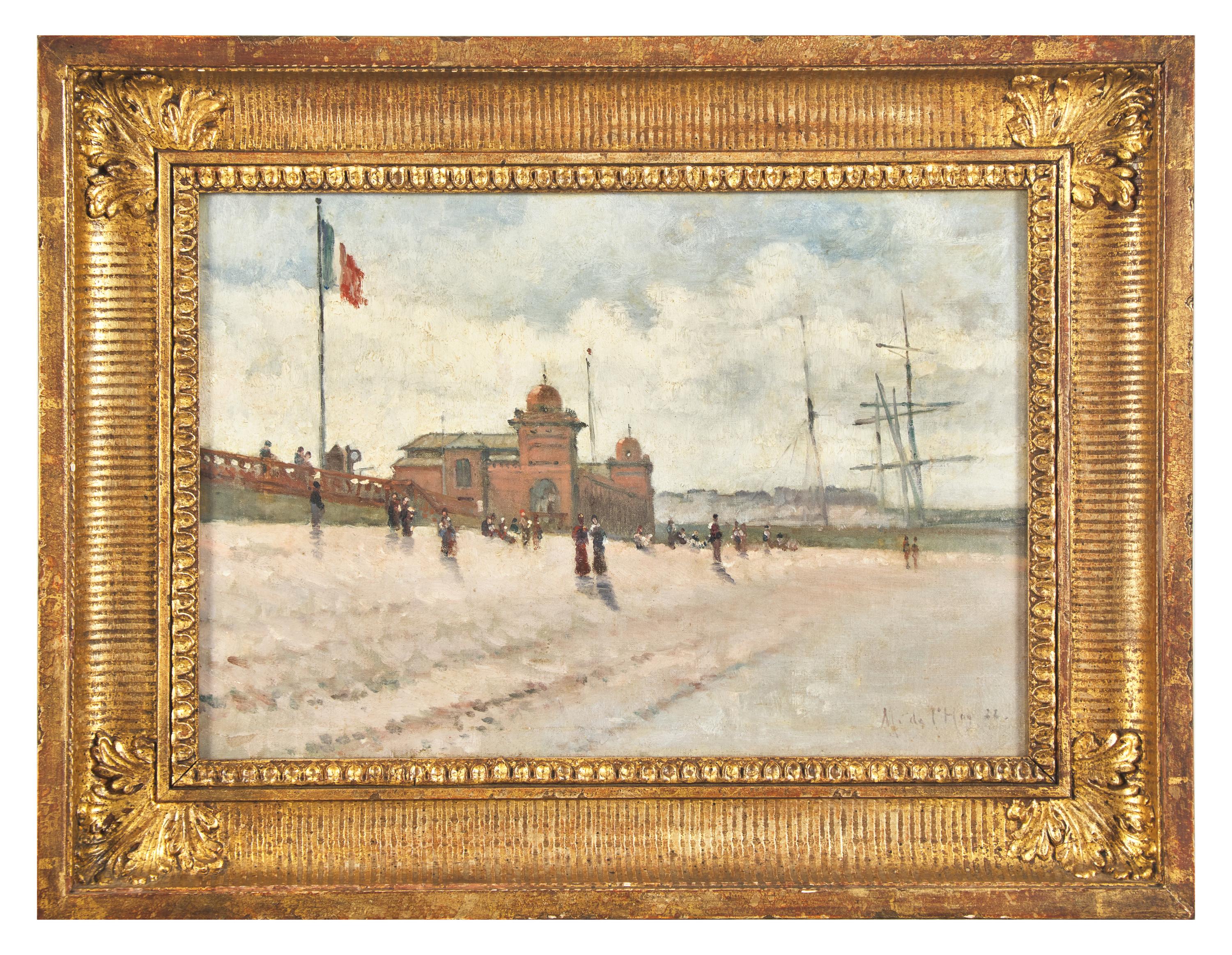 French Port Landscape , 1882