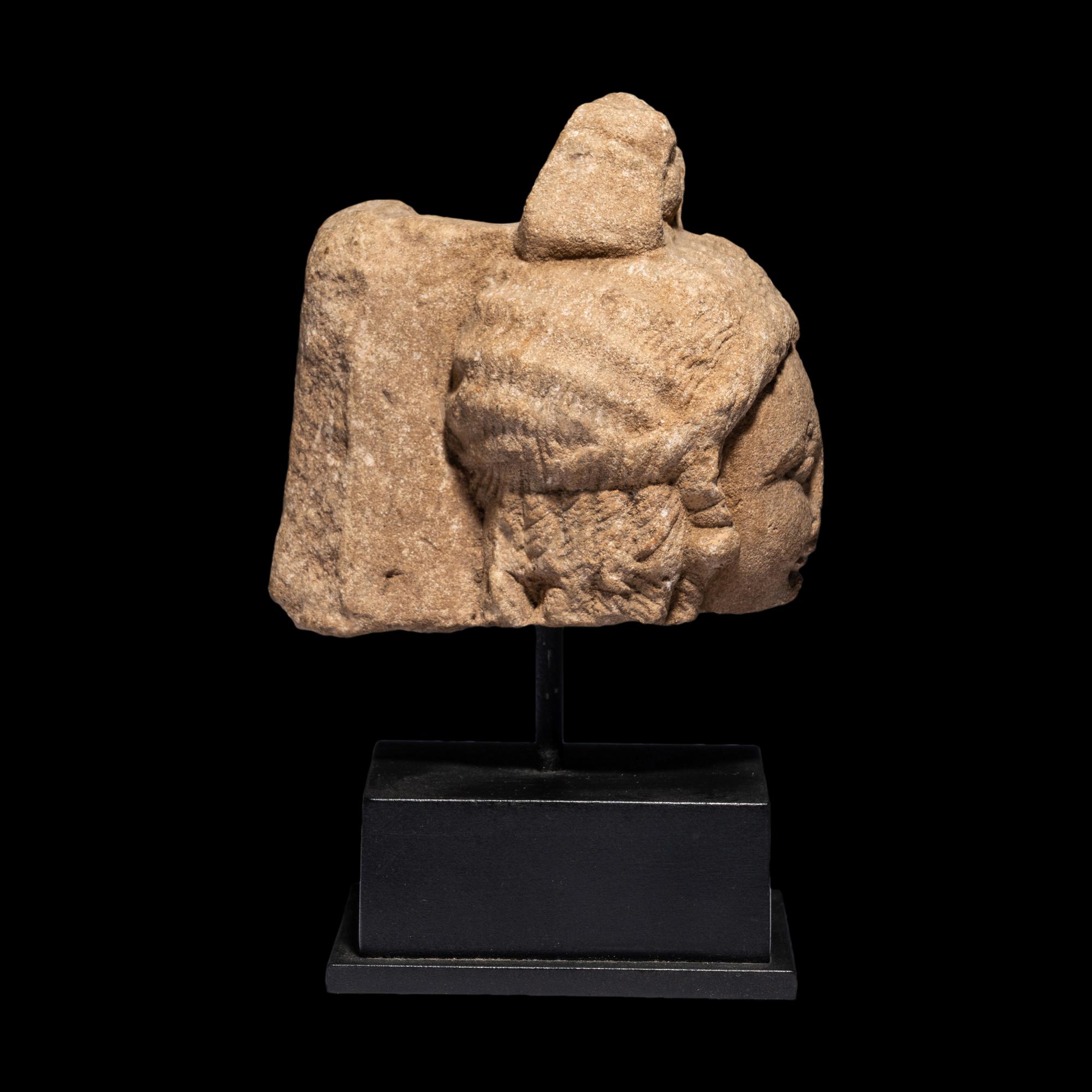 A Gandharan Sandstone Head