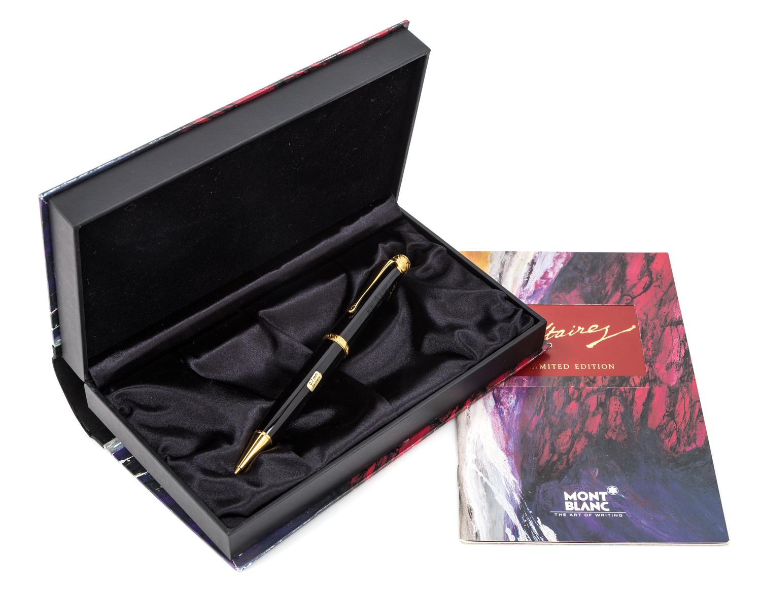 A Montblanc Meisterstuck Voltaire Limited Edition Pencil