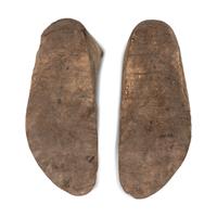 Northern Plains Beaded Buffalo Hide Moccasins