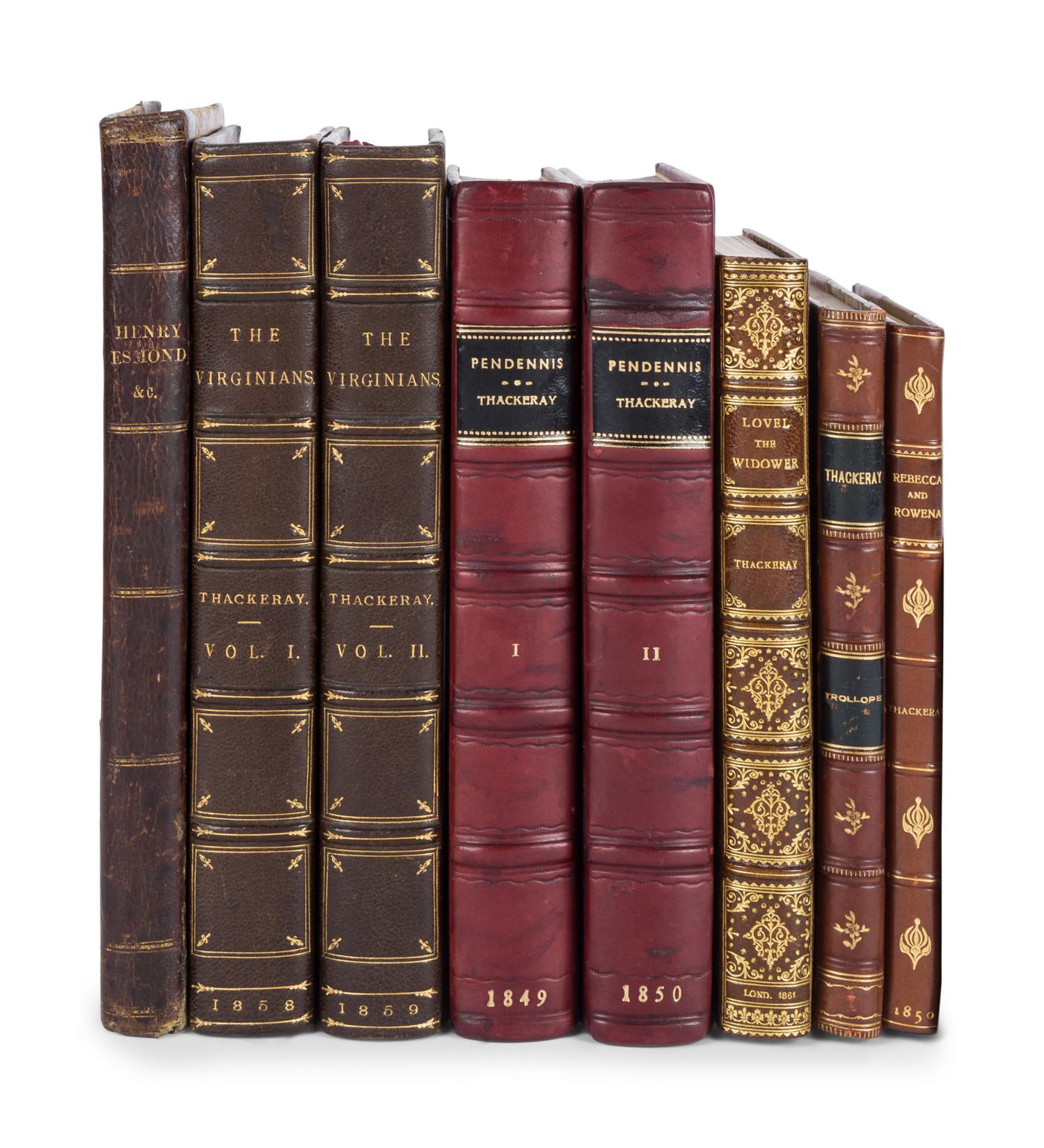 THACKERAY, William Makepeace (1811-1863). A group of 6 works, comprising: