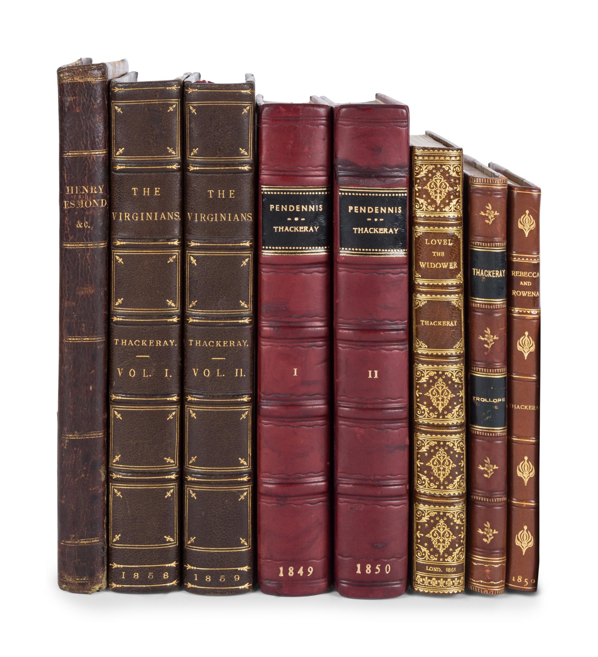 THACKERAY, William Makepeace (1811-1863). A group of 6 works, comprising: