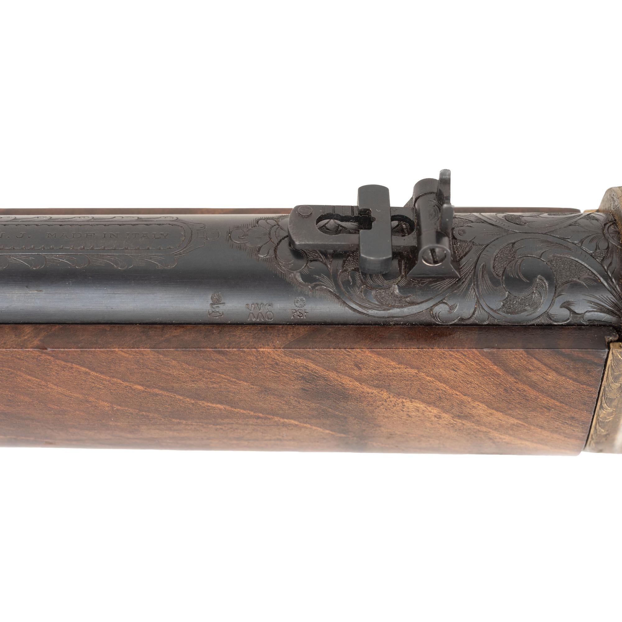 **Early Hand Engraved Navy Arms Model 1866 Yellowboy in .44 WCF