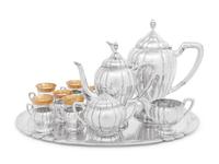 A German Silver Tea and Coffee Service