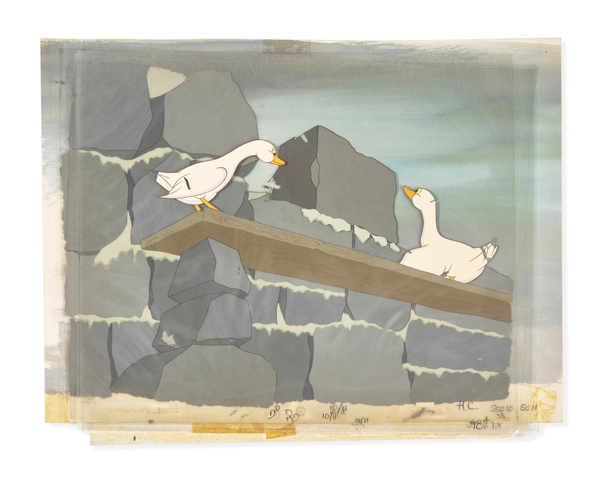 [Orwell, George] Group of 4 Original "Animal Farm" Production Cels