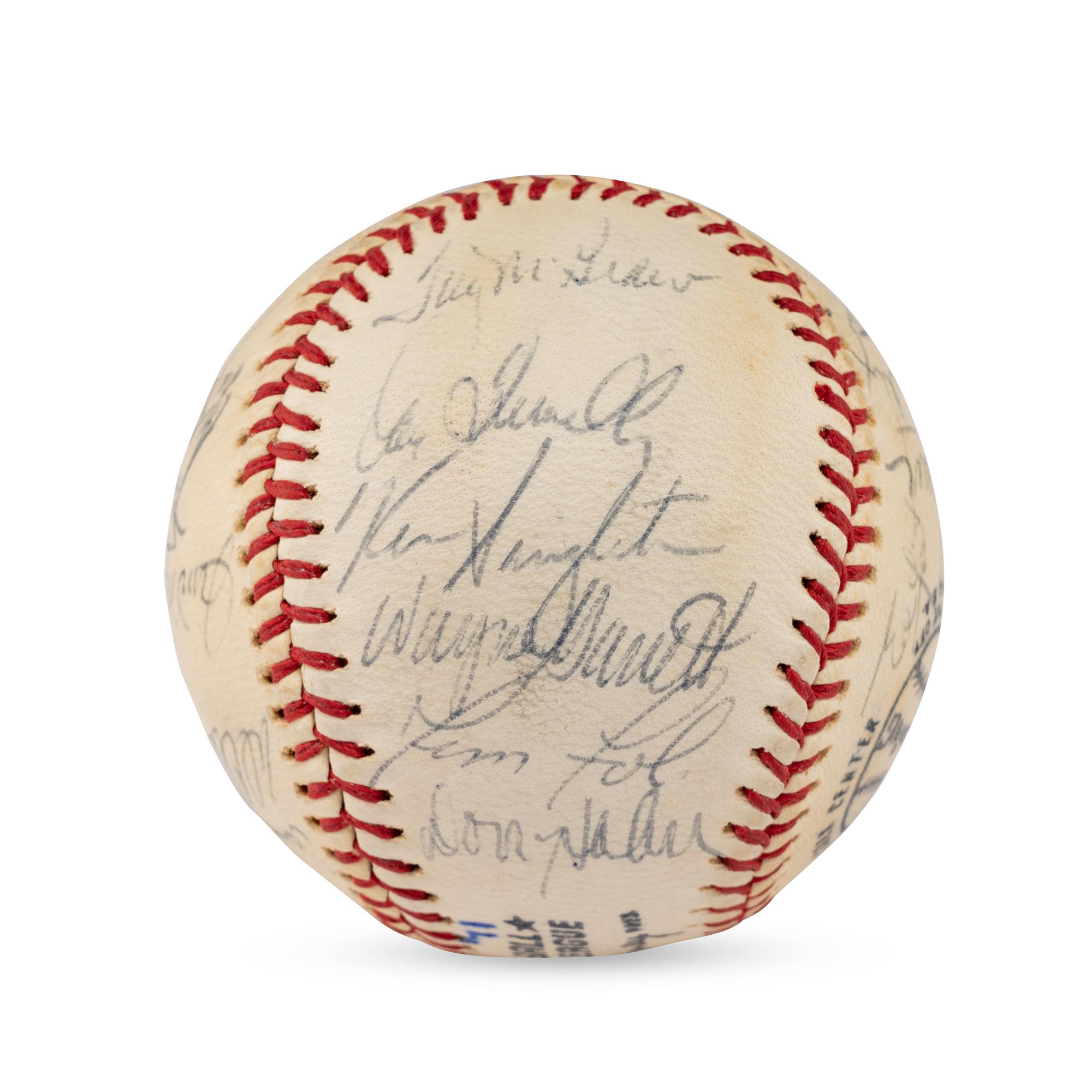 A 1971 New York Mets Team Signed Autograph Baseball (Beckett Authentication Services Letter of Authenticity)
