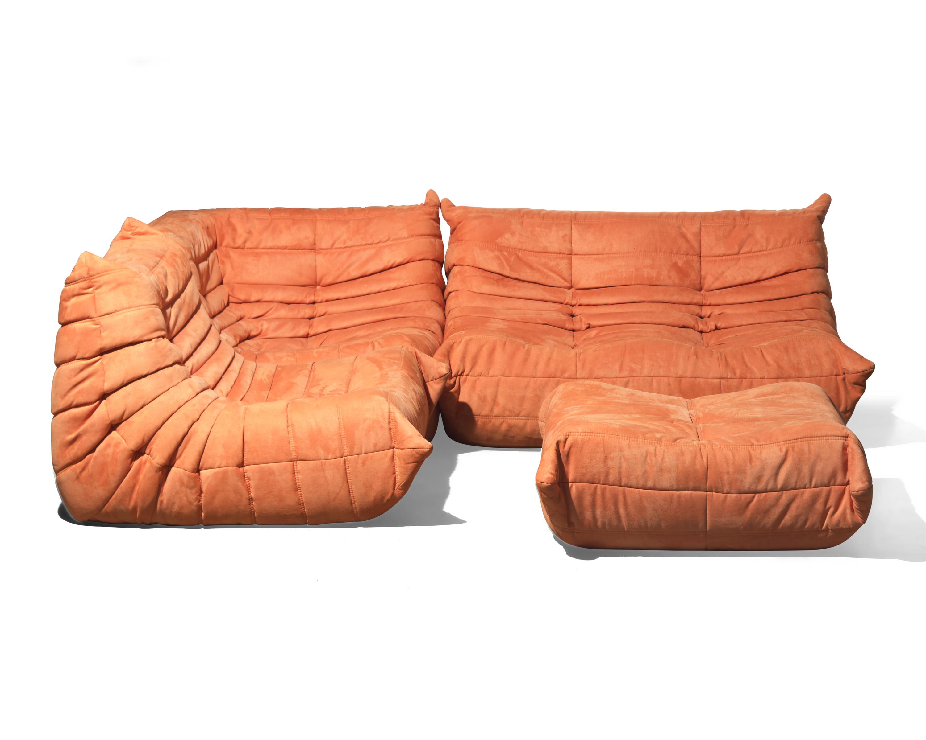 Four-Piece Togo Sectional, designed 1973 Ligne Roset, France