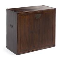 A Chinese Hardwood Scholar's Cabinet, Gui Height 22 1/4 x width 24 1/4 x depth 11 3/4 inches. — QING DYNASTY (1644-1911)