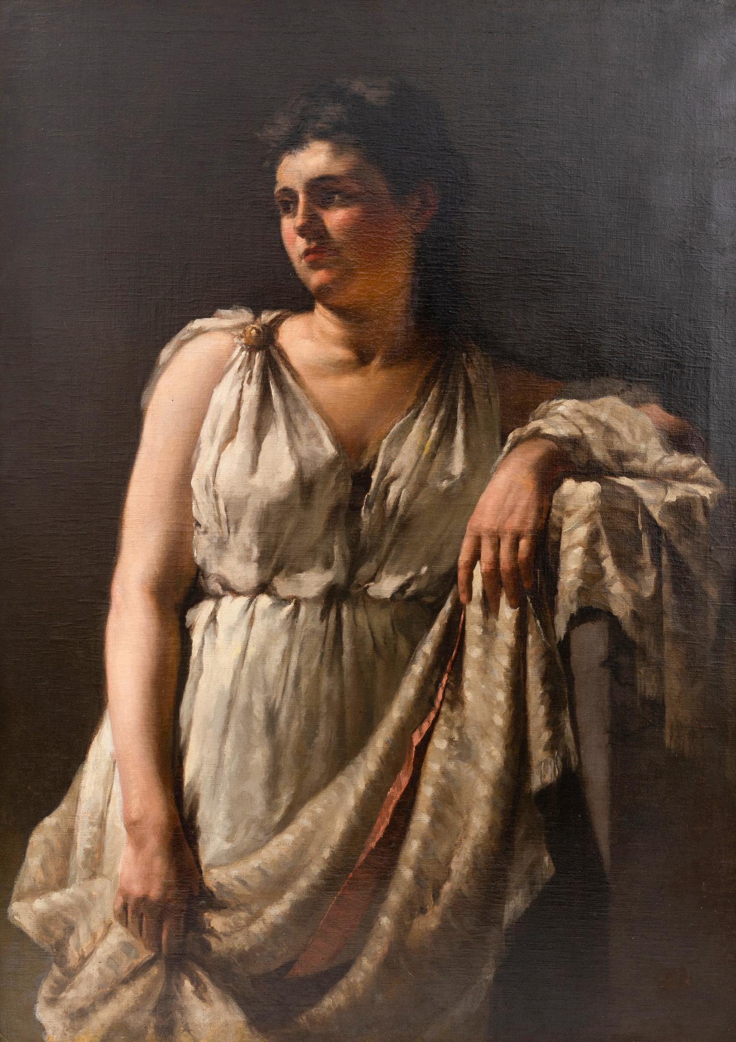 Portrait of a Woman as a Greek Goddess