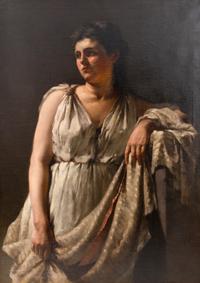 Portrait of a Woman as a Greek Goddess
