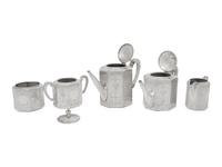 An American Arts & Crafts Silver Five-Piece Tea and Coffee Service
