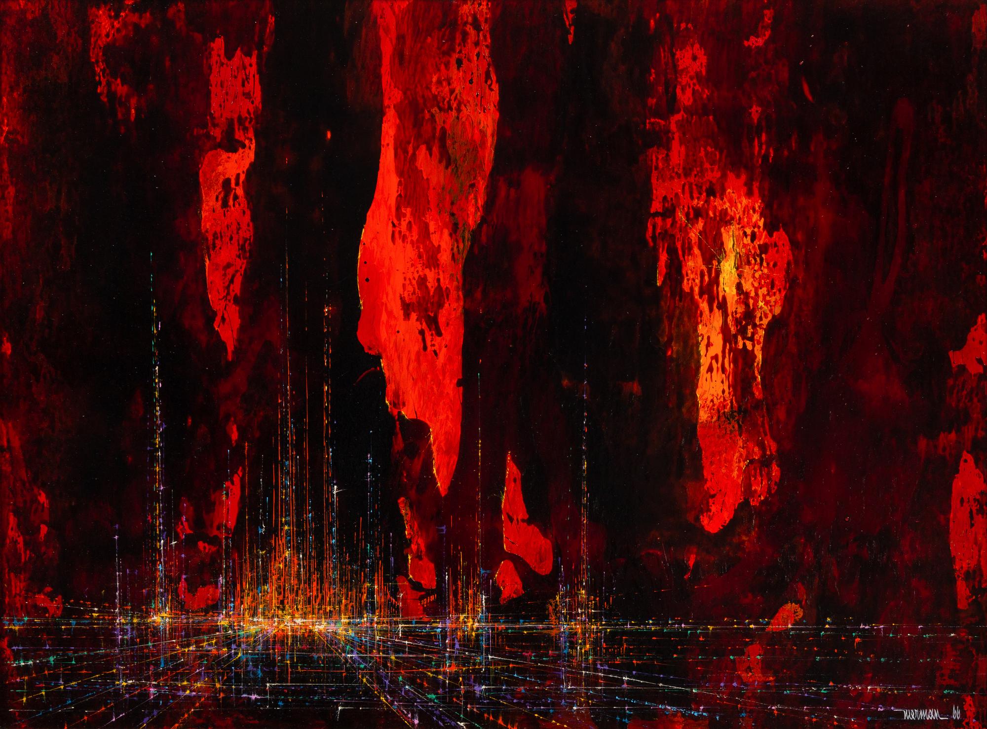 Fire Over City