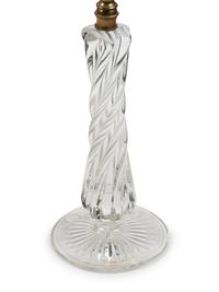 Two Edwardian Cut Glass "Cricklite" Candelabra