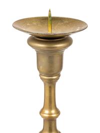 A Pair of Brass Pricket Sticks