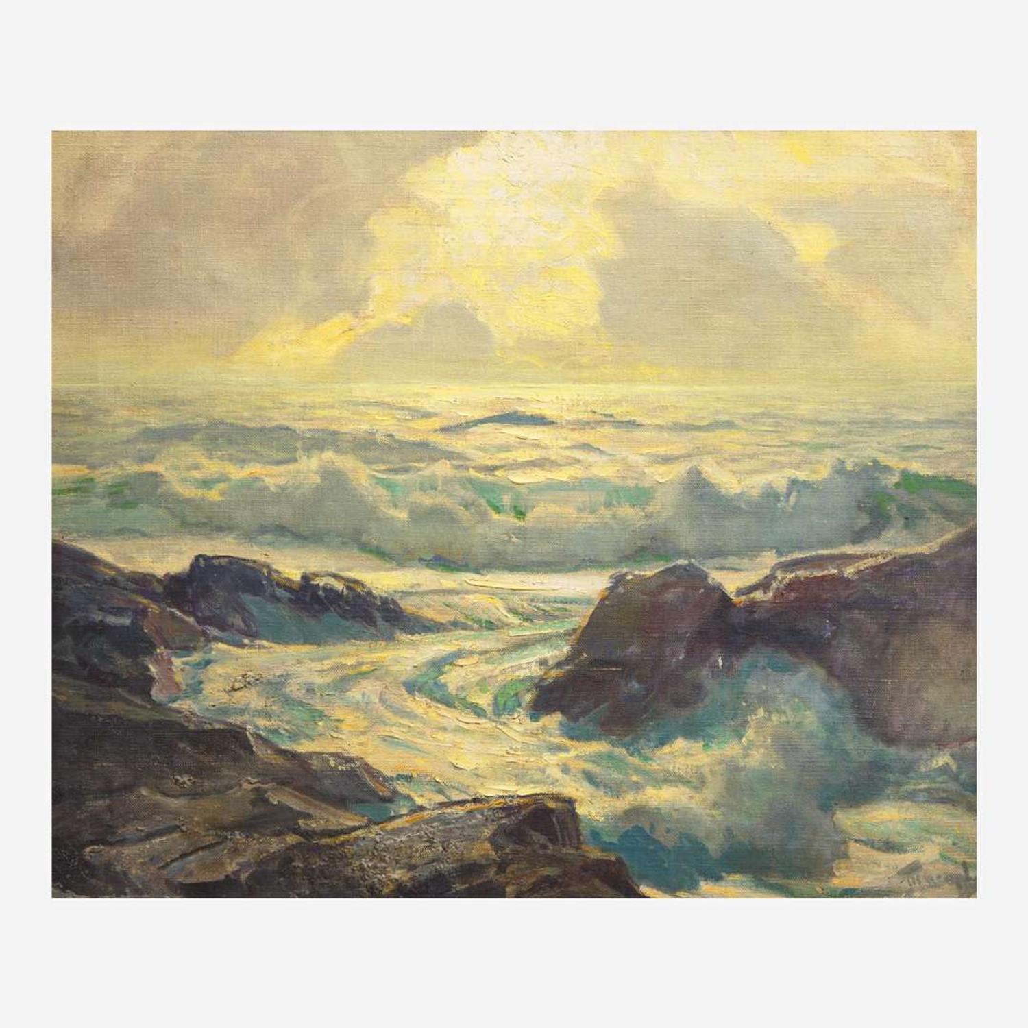 Frederick Judd Waugh (American, 1861–1940) Light and Sea