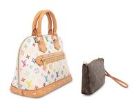 Louis Vuitton Alma Handbag and Monogram Clutch, 2003-2006