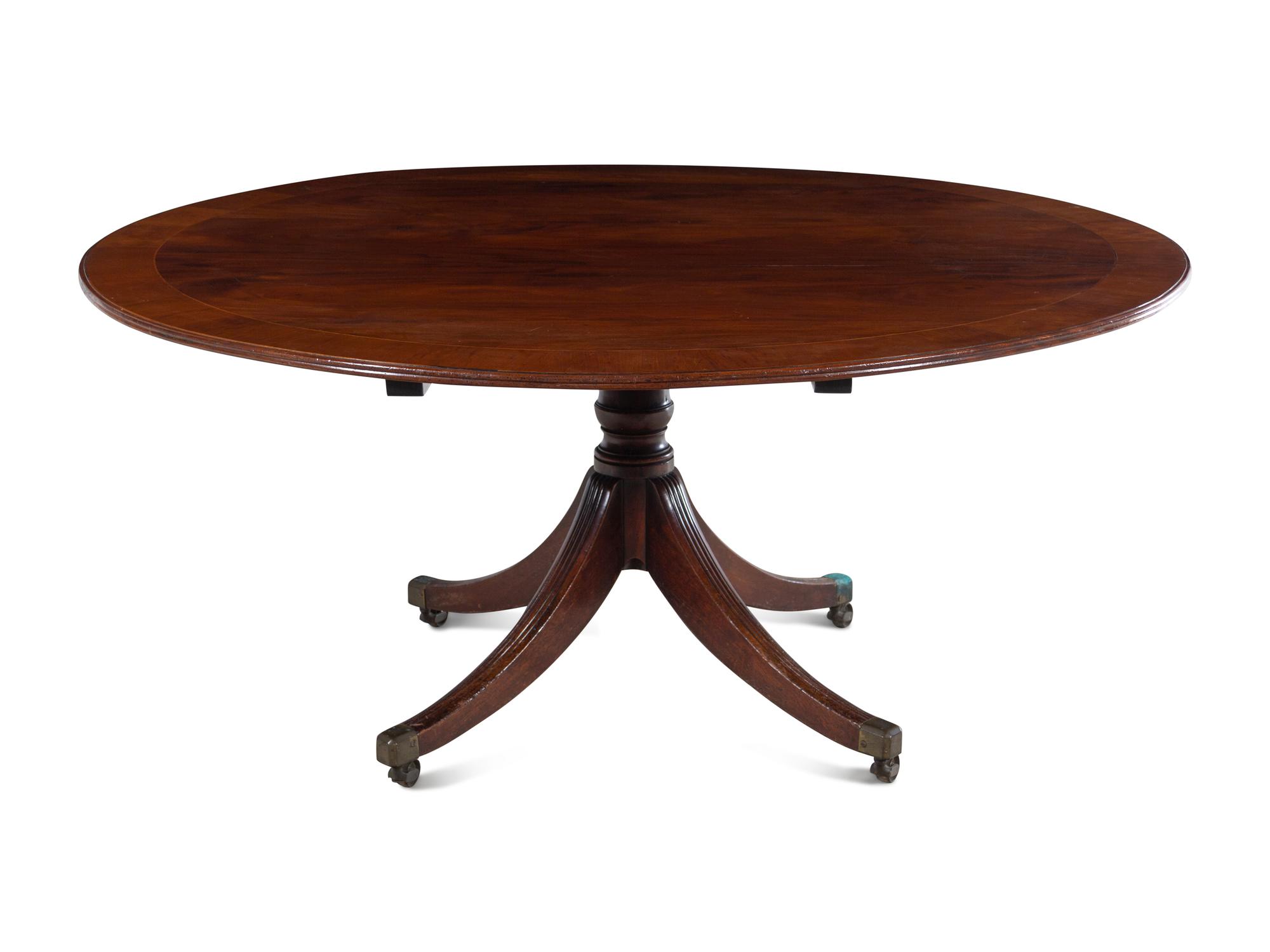A Regency Style Mahogany Breakfast Table