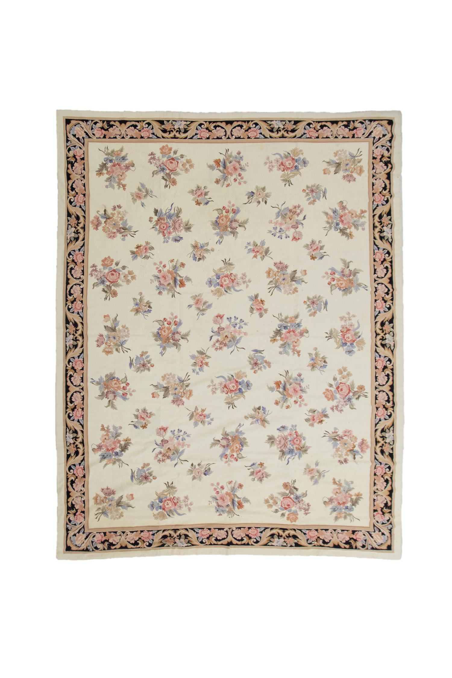 A Needlework Wool Rug