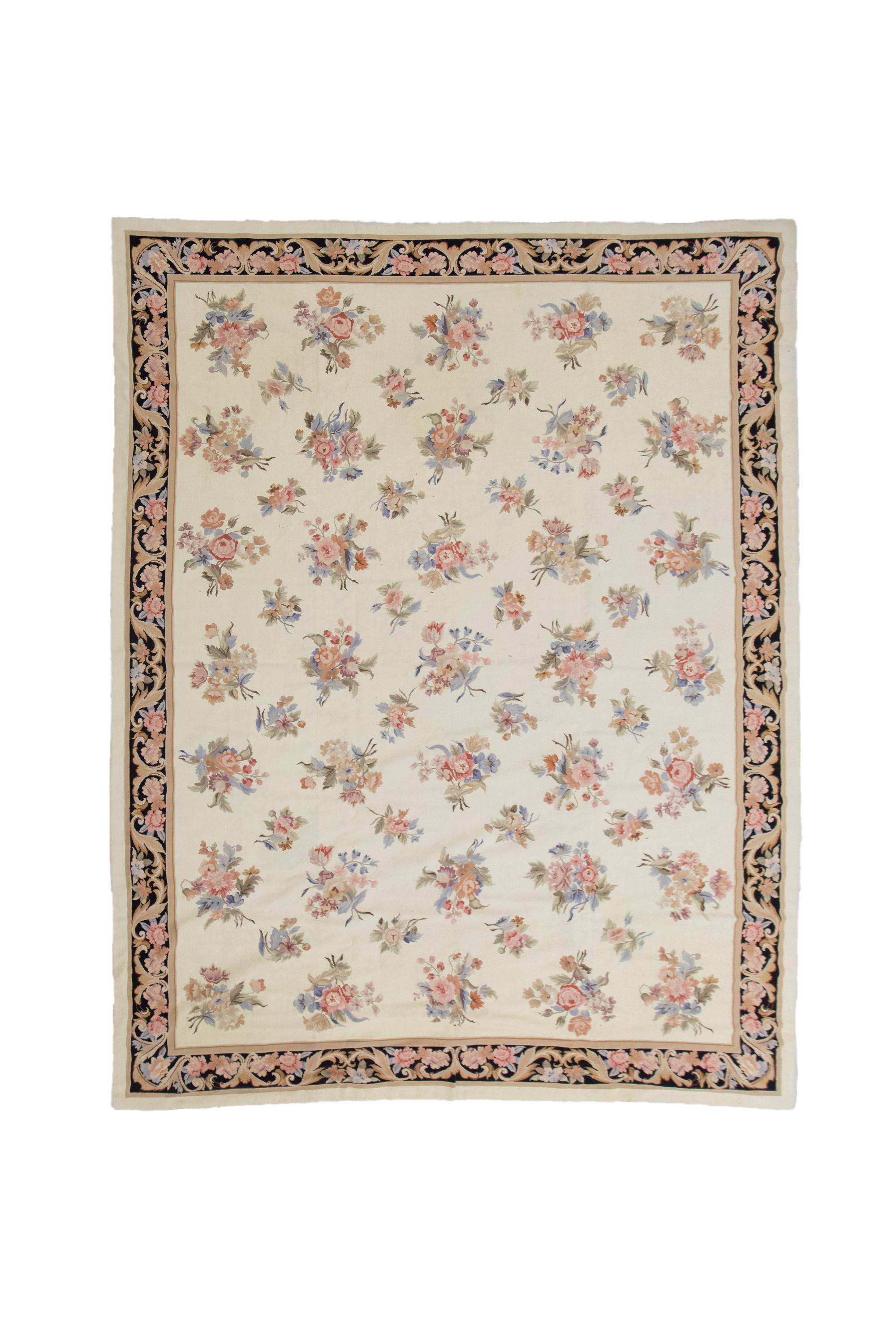A Needlework Wool Rug