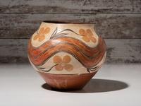 Zia Four-Color Pottery Jar