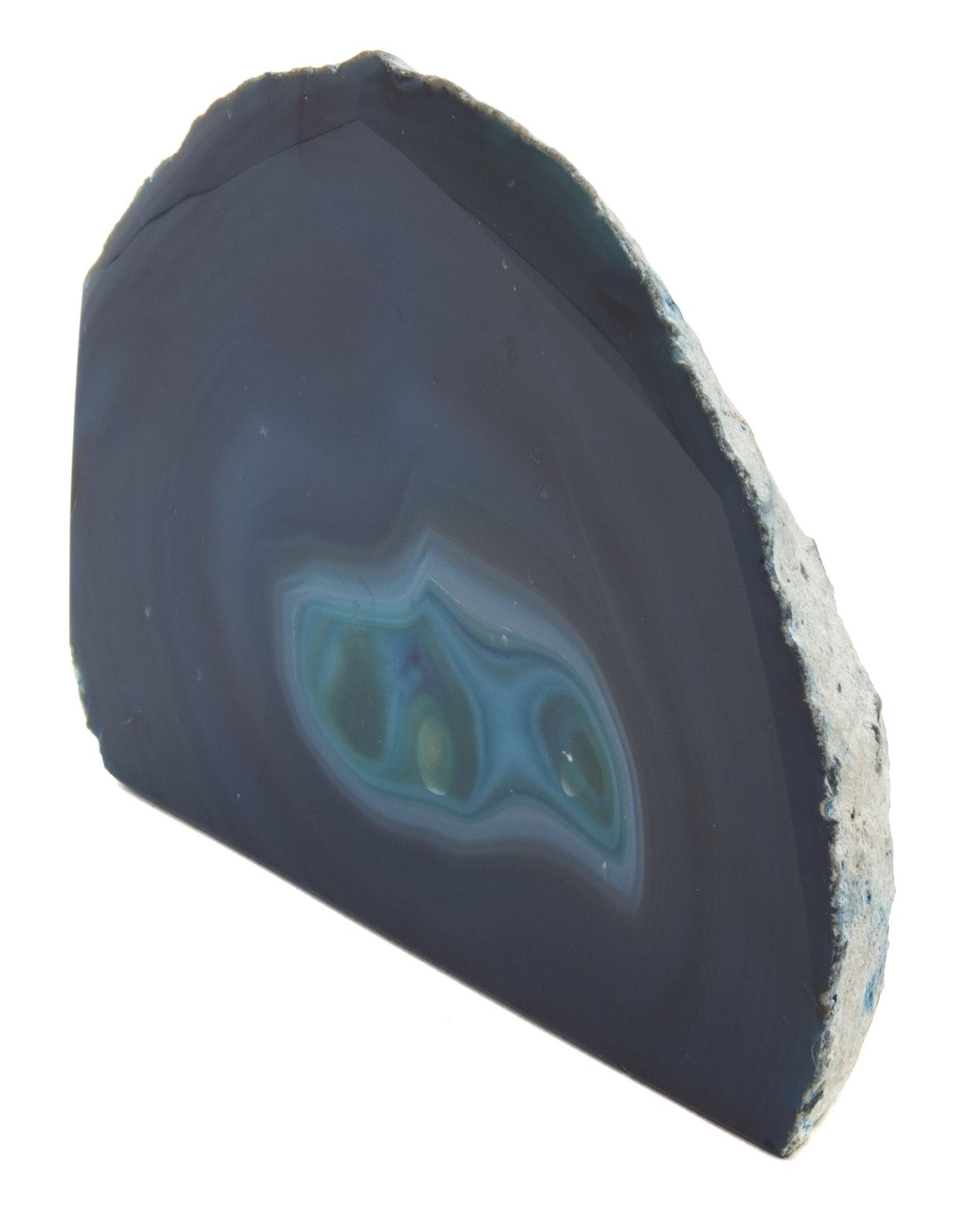 A Polished Geode Height 4 1/2 inches.