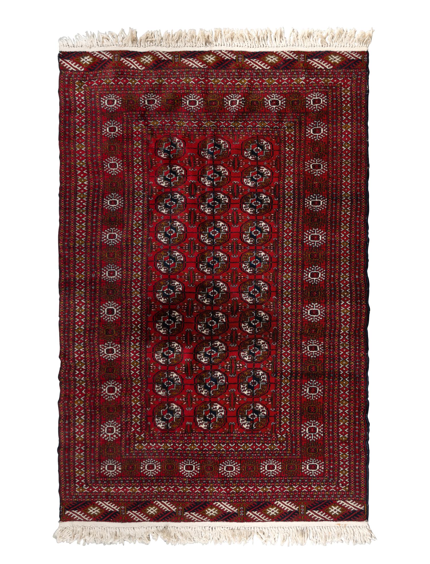 A Turkoman Wool Rug