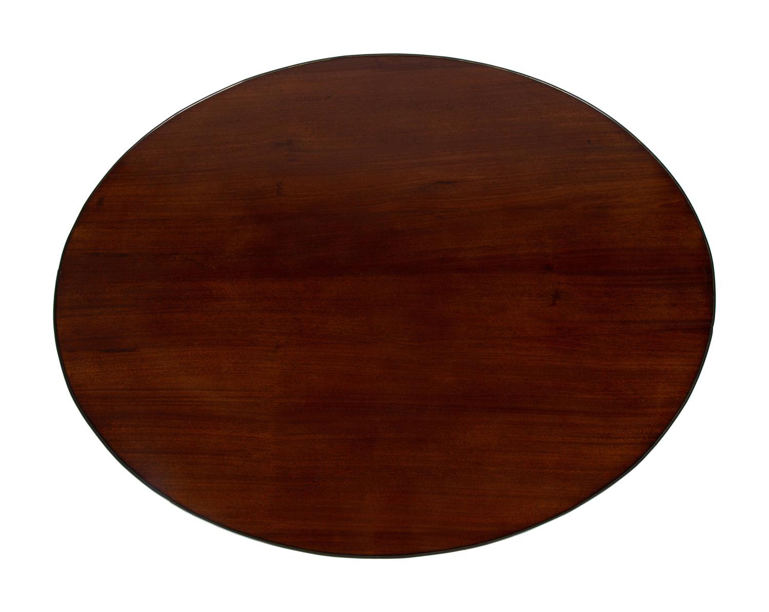 A Continental Neoclassical Bronze Mounted Mahogany Table — 20TH CENTURY