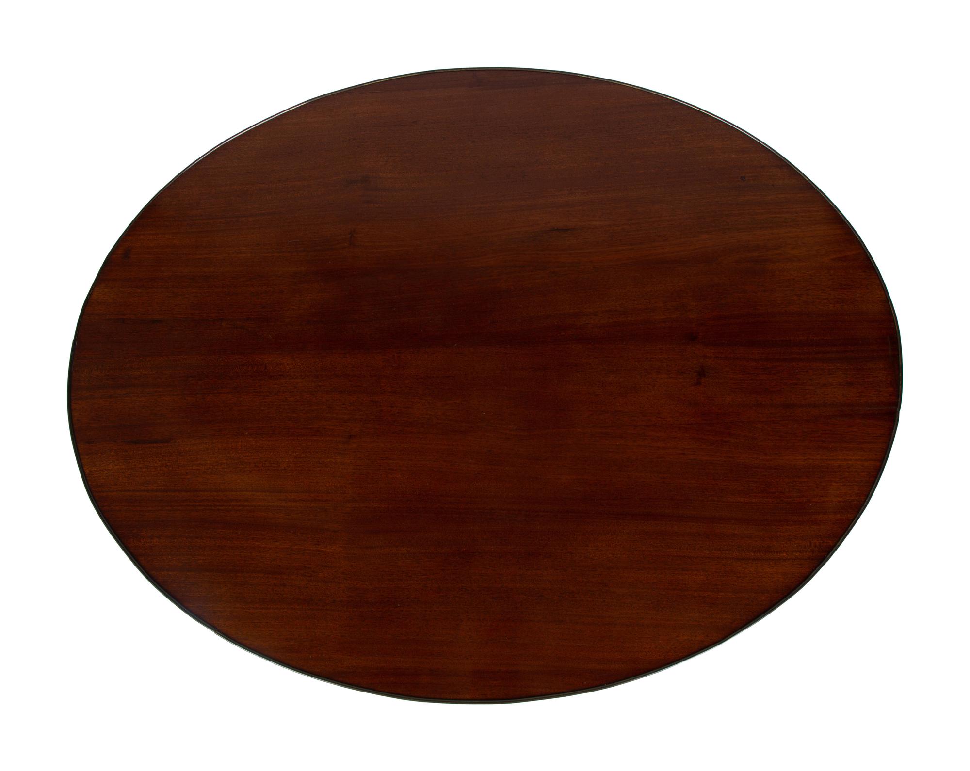 A Continental Neoclassical Bronze Mounted Mahogany Table — 20TH CENTURY