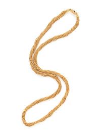 YELLOW GOLD MULTISTRAND NECKLACE