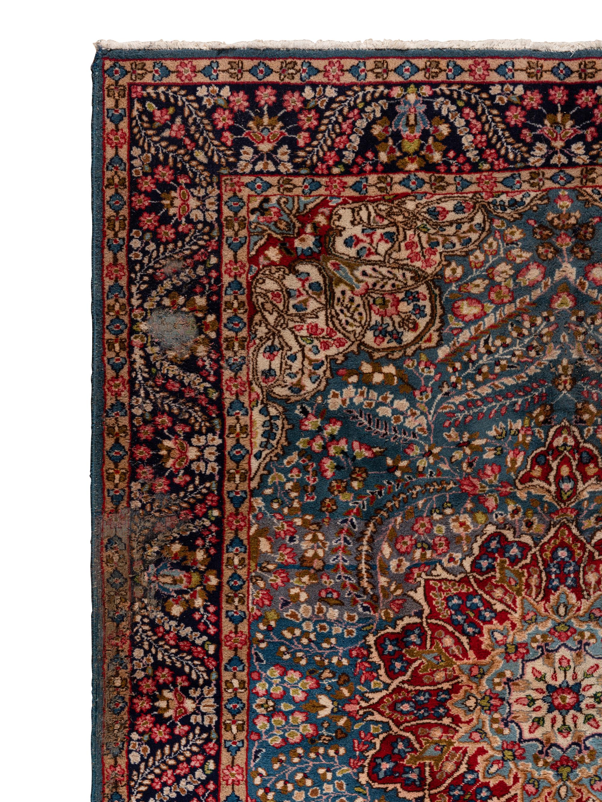 A Kirman Wool Rug