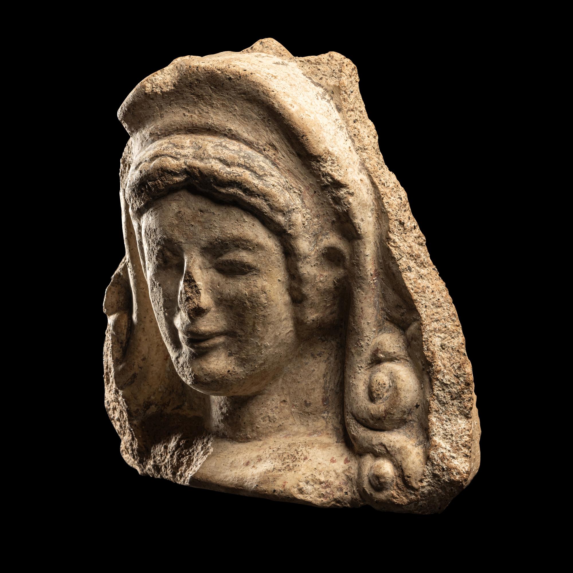 An Etruscan Terracotta Antefix
