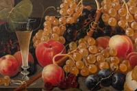 Sumptuous Still-Life with Fruit and Champagne