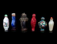 Six Chinese Snuff Bottles