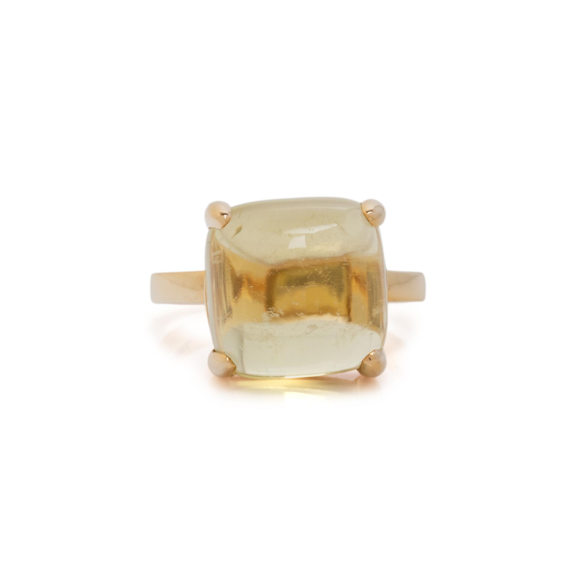 TIFFANY & CO., PALOMA PICASSO, PRASIOLITE 'SUGAR STACKS' RING