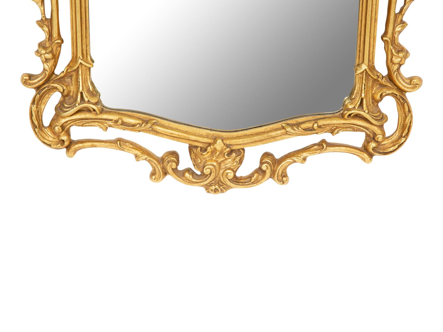 A Chinese Chippendale Style Giltwood Mirror