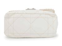 Christian Dior White Ruffle Flap Bag, 2009