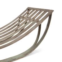 French Design c. 1950 — Two Iron Outdoor Chaise Lounge Chairs