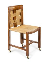 Chair with Woven Back