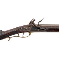 Contemporary Flintlock Flintlock Smooth Rifle by Ron Ehlert