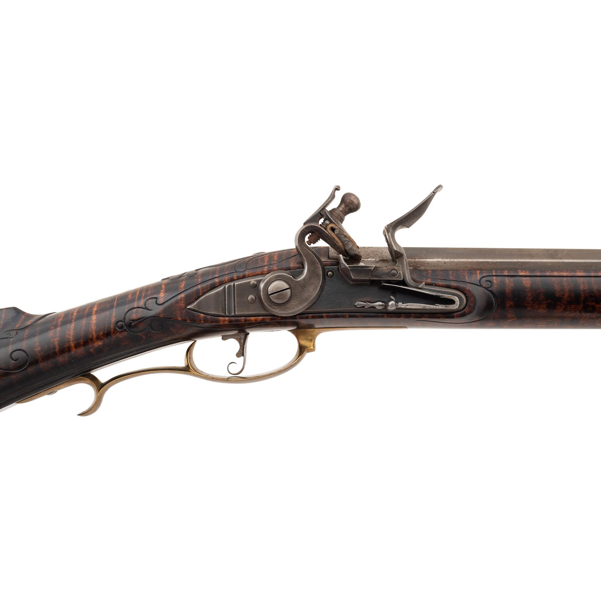 Contemporary Flintlock Flintlock Smooth Rifle by Ron Ehlert