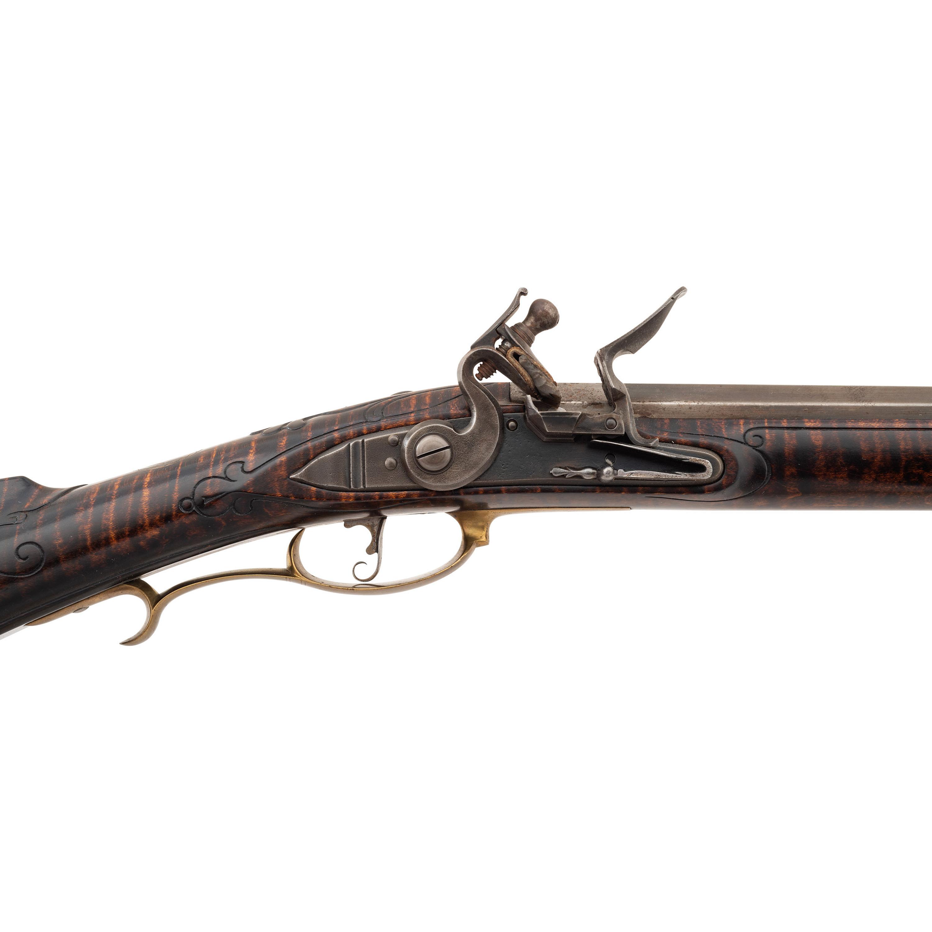 Contemporary Flintlock Flintlock Smooth Rifle by Ron Ehlert