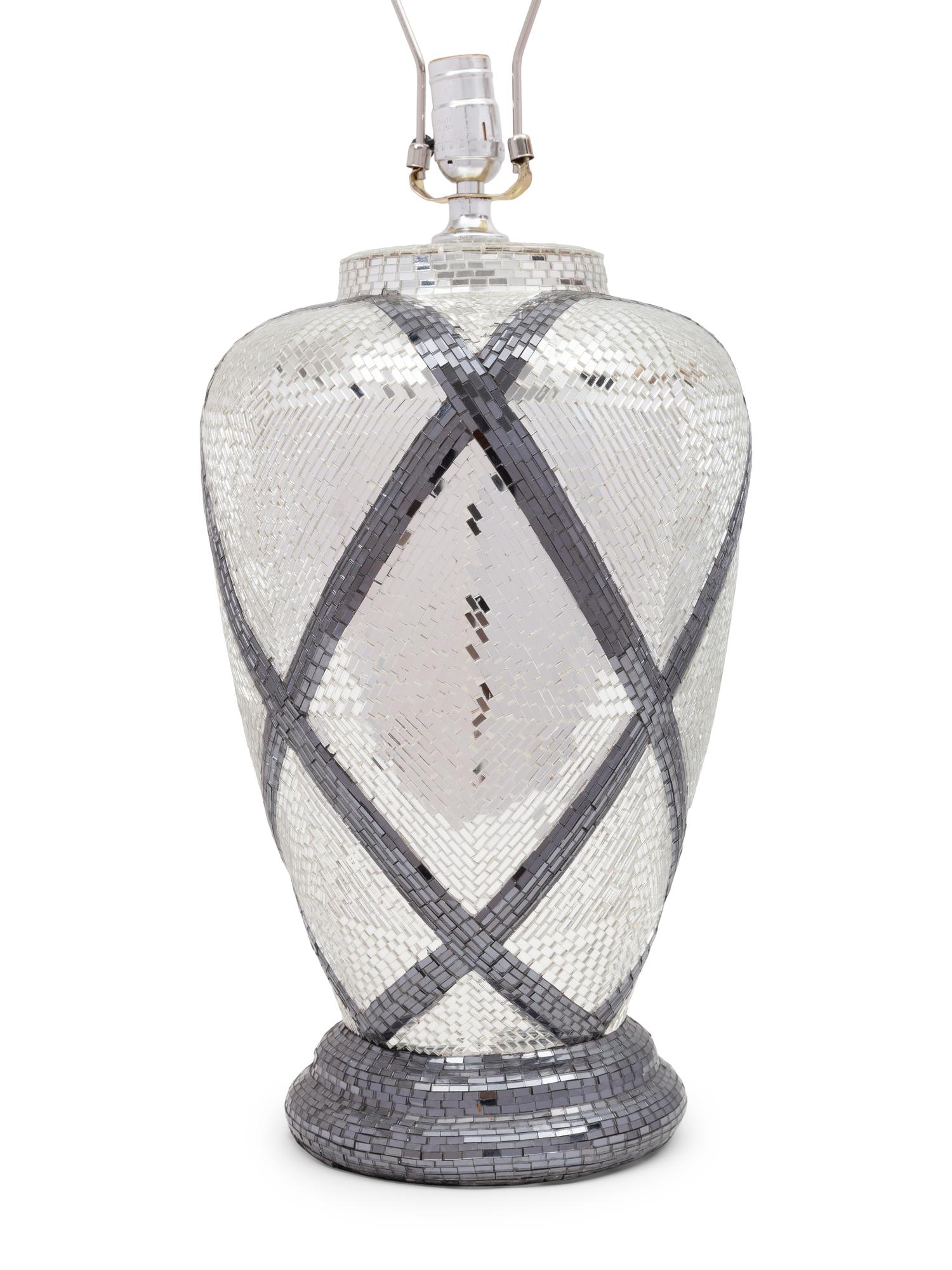 An Art Deco Style Mosaic Lamp