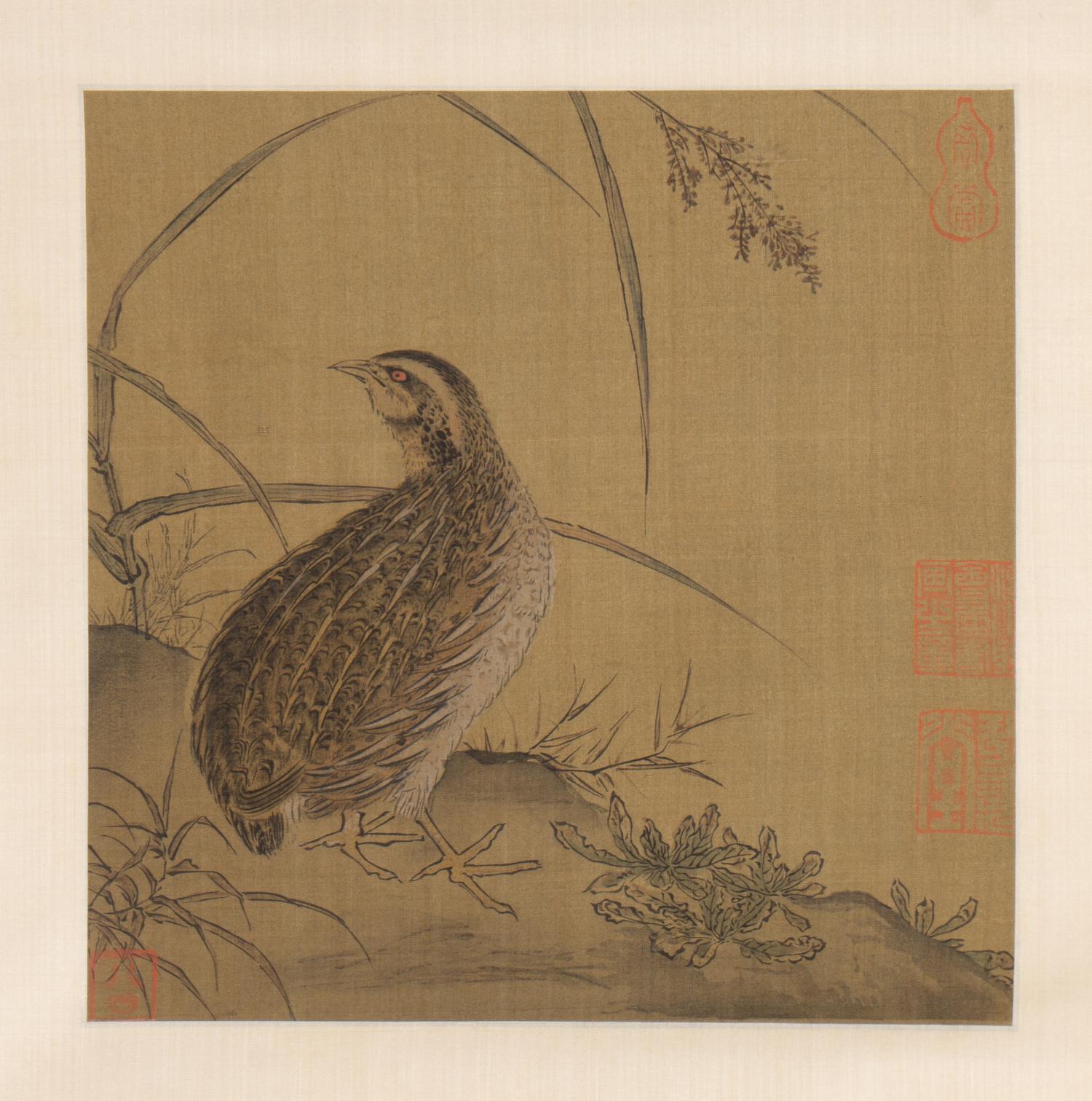 Three Chinese Prints Depicting Birds 精印花鳥立軸三幅