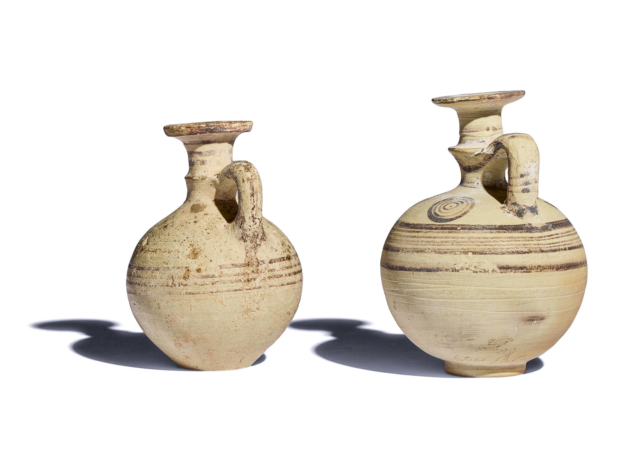 Two Cypriot Bichrome-Ware Jugs