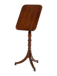 A Regency Mahogany Music Stand