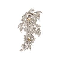 DIAMOND 'EN TREMBLANT' SPRAY BROOCH