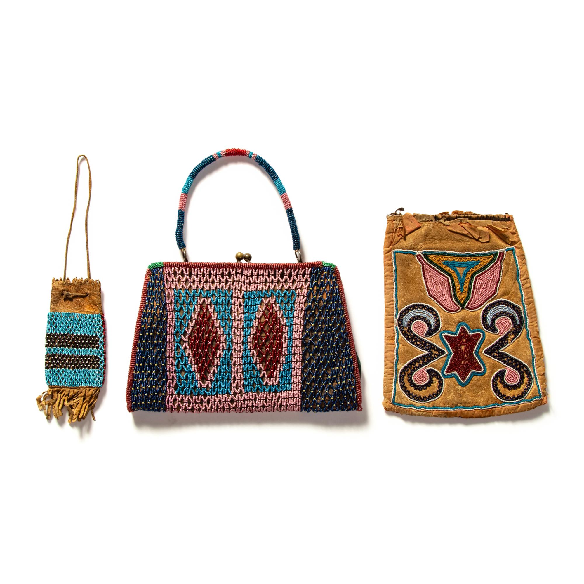 Collection of Plains Beaded Bags and Purses
