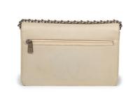 Chanel Timeless Wallet On Chain in White Caviar Leather